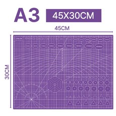 벨라킨 양면사용 데스크 컷팅매트, 보라