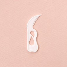 (BW) 배달 포장 용기 실링 커팅칼 화이트 미니 랩칼 1봉, 1개, 1000개입