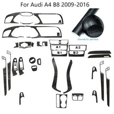 도어 차량용 카본 파이버 자동차 인테리어 센터 콘솔 컬러 몰딩 스티커 데칼 부품, 3. Crocodile pattern, B. Right Hand Drive