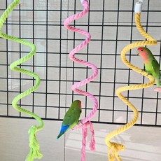 앵무새 놀이터 로프 1M 앵무새장난감, 1개