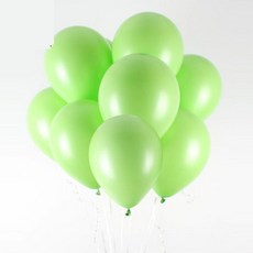 네오텍스10 파스텔라임그린 라운드풍선 100P 파스텔풍선 이벤트 초록색 초록 파티벌룬 고무