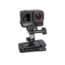 CHILL LIGHT 자석 백팩 클립 360도 볼헤드 퀵릴리즈 액션캠 마운트 DJI 오스모 액션6/5프로/4/3 호환, 1개, 백팩 홀더