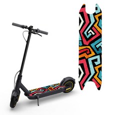 전동킥보드 부품 Ninebot MAX‑ G30 Aloof/위장/낙서 테이프를 위한 자동 접착 스쿠터 페달 사포 발판 스티커 PVC 방수, [03] Graffiti, Graffiti, 3.Graffiti