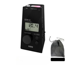 연습용 메트로놈 KDM-3 WH 대음량 성능 박자기, 1개, 블랙