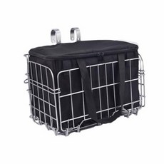 키밍 걸이식 자전거수납가방, 실버, 1개