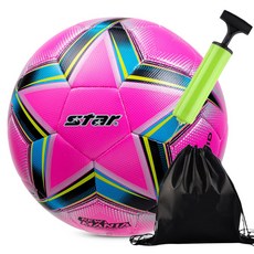 스타 풋살공 뉴 매니아 투센 볼펌프 볼가방, 1개, 핑크