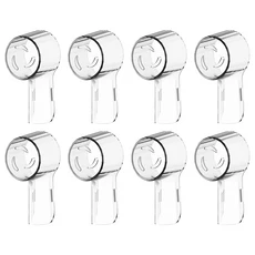 브라운 구강 B 교체 헤드 및 iO 시리즈 전동 칫솔 보호 장치와 호환되는 방진 커버 캡, 03 Clear-8 Pcs