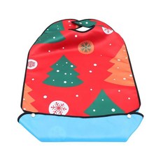 성인 식사용 턱받이 노인 방수 오일프루프 앞치마 식사 사용에 먹이 보호용, 1개, 기본