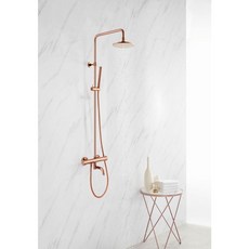 BETTOR 玫瑰金系列控溫淋浴花灑柱 FH7153-675-RG，多功能出水，恆溫舒適體驗