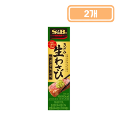 에스앤비 다진 생 와사비, 43g, 2개