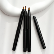 오토 원터치 휴대용 립브러쉬 미니사이즈 립라이너, 2개