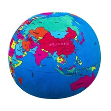 인테리어 소품 인형 데코 행성 우주 쿠션 지구본 장식 모양, 1개, A. 지구 베개 중국어