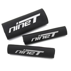 오토바이 리어 프론트 포크 프로텍터 충격 흡수 가드 랩 커버 스트레치 패브릭 적합, 1개, 8. white-a set