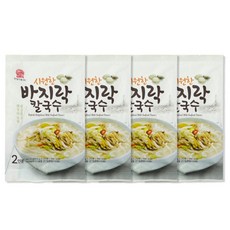 본고장 바지락 칼국수 2인 4개 따뜻하고 맛있는국물, 427.6g