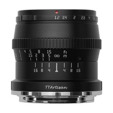 티티아티산 50mm F1.2 캐논 RF마운트 APS-C 렌즈 블랙