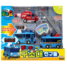 꼬마버스 타요 삐용삐용 구조대 친구들, 단품, 1개