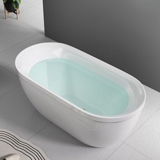 亞剋力 獨立式成人雙層保溫浴缸 家用民宿酒店美容院適用, 1個, 空缸,長120 寬70 高60