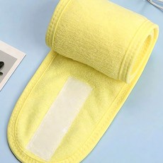 세안밴드 옐로우 세척 용품 클렌징 머리띠 얼굴 관리 뷰티 액세서리 헤어 밴드 피부 케어, 본상품