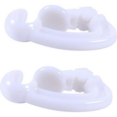 조조퍼니 2pcs 무선 이어버드용 이어폰 홀더 클립 스포츠 및 일상 사용을 위한 독특한 소재의 이어 클립 디자인, 조조퍼니 2pcs 무선 이어버드용 이어폰 홀더 클립 스