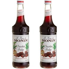 모닌 프리미엄 초콜렛 퍼지향 시럽 2병, 1세트, 750ml