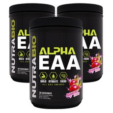 NutraBio a必需胺基酸 無麩質櫻桃火龍果糖果, 3個, 446g