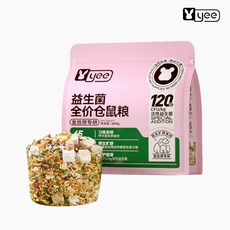 [YEE] 햄스터 유산균 사료, 1개, 600g