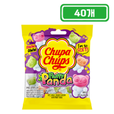츄파춥스 플러피판다 젤리, 60g, 40개