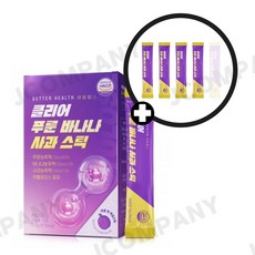 클리어 푸룬 바나나 사과스틱 배럴헬스, 18g, 20개