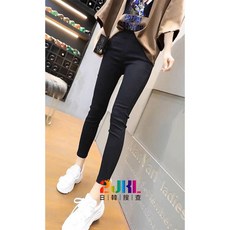 台灣賣家春夏小個子九分激瘦彈力魔術褲 韓版鬆緊腰顯瘦緊身薄款小腳打底褲 日常百搭魔術修身鉛筆褲