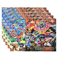 [스티커증정] 파워레인저 다이포스 두꺼운 스케치북A 130g 5권 / 창고대방출, 8절