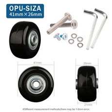 가방 교체 범용 편리한 휠 액세서리 항공기 자동 유지 보수 및 충격 흡수, 1pcs, OPU4126