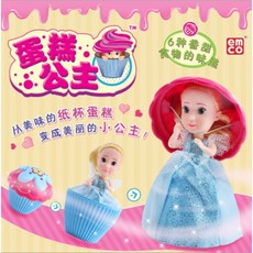 蛋糕公主 可變身 娃娃 有香味, 1個, 隨機挑選出貨(單入)