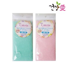 일본 타츠네 카테리아 항균 샤워타올 2p (0), 민트,핑크, 1세트, 2개입