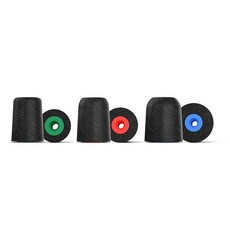 Comply 프로페셔널 노이즈 차단 이어폰팁 NuForce ISOtunes PRO Q-Jays Etymotic Research Westone Shure & More P-Seri, 블랙, 블랙