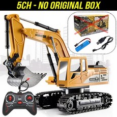 1:24 RC 카 포크레인 굴삭기, 5CH Plastic No Box, 1개