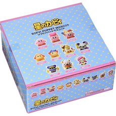 1박스 10개입) 별의 커비 소프비 미니 피규어 퍼펫 파펫 마스코트, 1개