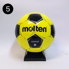 [足球] molten足球丨1000系列丨4號、5號足球丨TPU材質丨腳感舒適、柔軟腳感【咕米魔法屋】, 1個, F款經典黃黑-5號球,單顆球