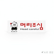 굿픽몰 경고 표지판 안전제일표지판, 화이트, 1개