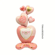 1pc 60 인치 대형 서 사랑 엄마 알루미늄 필름 풍선 어머니의 날 파티 장식 생일, 01 기타, 01 1pc