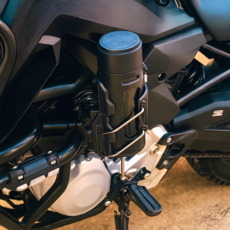 사각마켓 반자동 오토바이 스쿠터 컵홀더 물병 거치대, SA-1, 블랙