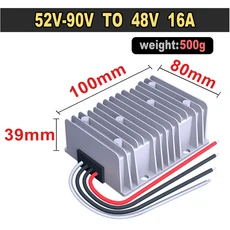DC 컨버터 스텝 다운 전압 조정기 태양광 인버터 변압기 1A ~ 20A 모듈 52V-90V 48V 60V72V85V, 06 16A Aluminum XL, 01 52V-90V, 01 48V