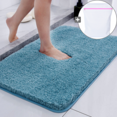 솔하우스 빨아쓰는 욕실 부드러운 발매트 세탁망증정, 1개, 블루