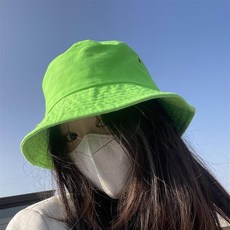 투니스 심플 단색 버킷햇