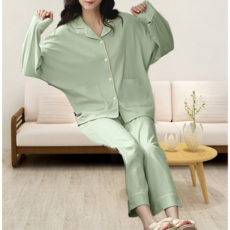 임산부 면 잠옷 상하세트 2024