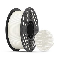 CaiLab 3D 프린터 필라멘트 PLA 실크 질감 쉬운 출력 고품질 1.75mm 안정적인 라인 직경 범용 재료 1kg (Bambu Lab A1 Mini P1S P2S 호환), 흰색