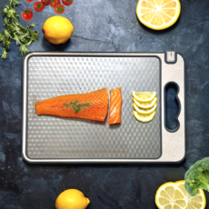 [소음 칼집없는] 야무진살림 스텐 304 양면 향균 도마, 1개, 양면도마