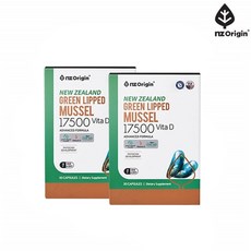 청홍합 푸른잎 홍합 초록 뉴질랜드 green lipped mussel 30캡슐 2통, 30정, 2세트