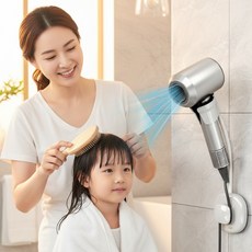 조아리빙 핸즈프리 드라이기거치대 화장대 욕실 드라이기 거치대, 화이트, 1개