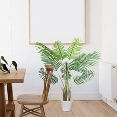 에이치엠데코 아레카야자 조화 나무 야자수 인테리어 대형 조화나무, 아레카야자 120cm 9잎, 1개, 그린