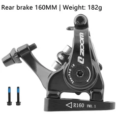 줌DB700 도로 자전거 브레이크 기계식 캘리퍼스 푸시 디스크 피스톤 라인 풀 140/160MM, 01 DB700 Rear 160